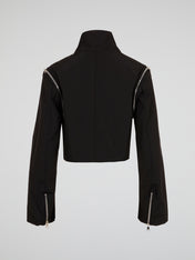 Obsidian Black Flight Jacket