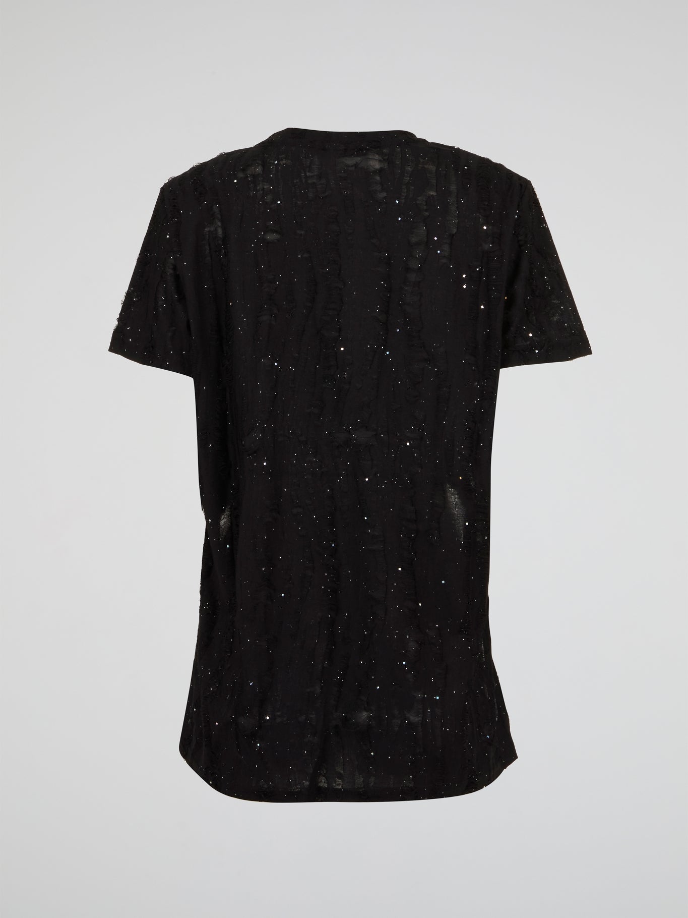 Midnight Black Sculptural Top
