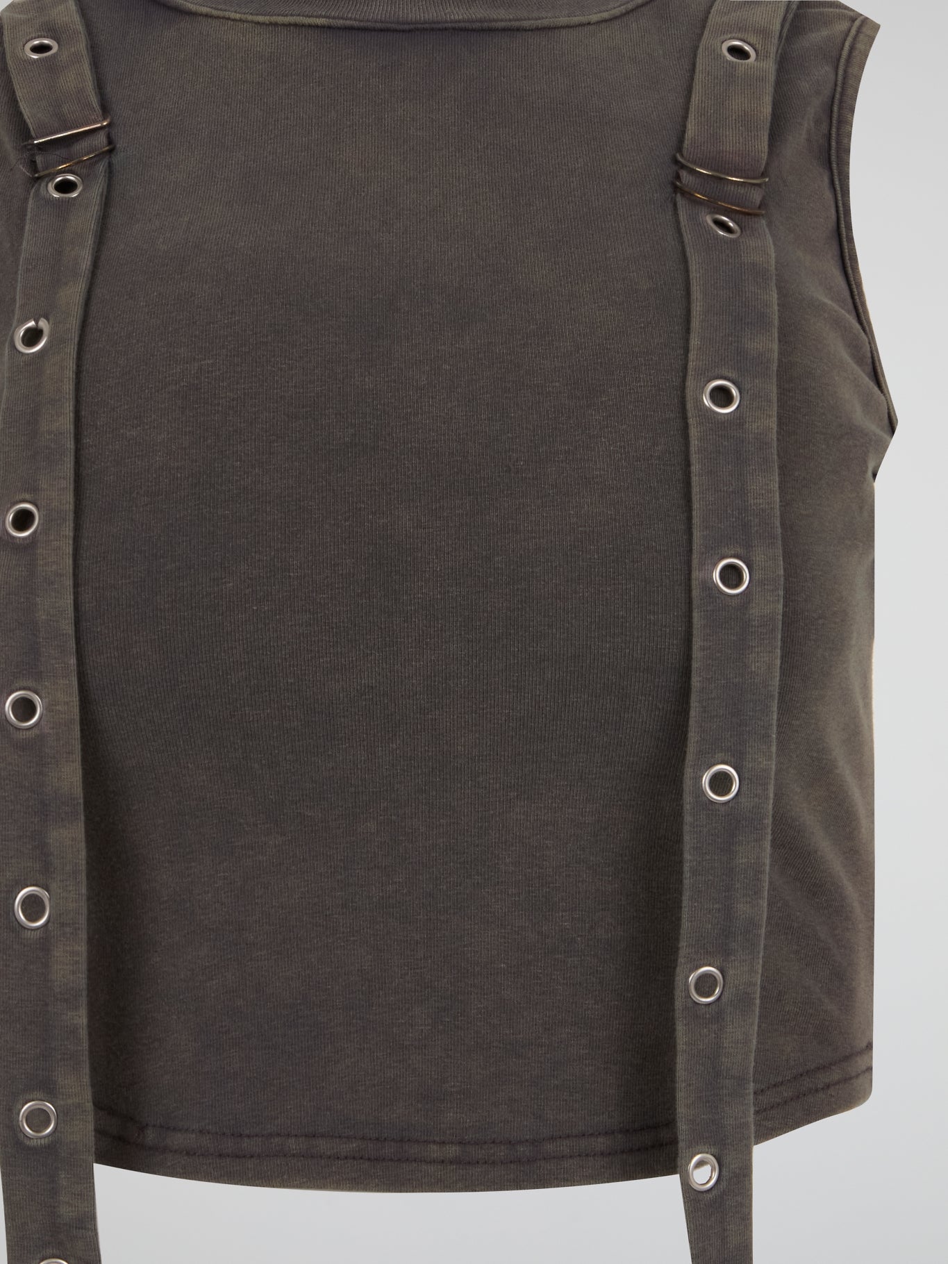Washed Charcoal Industrial Tank Top