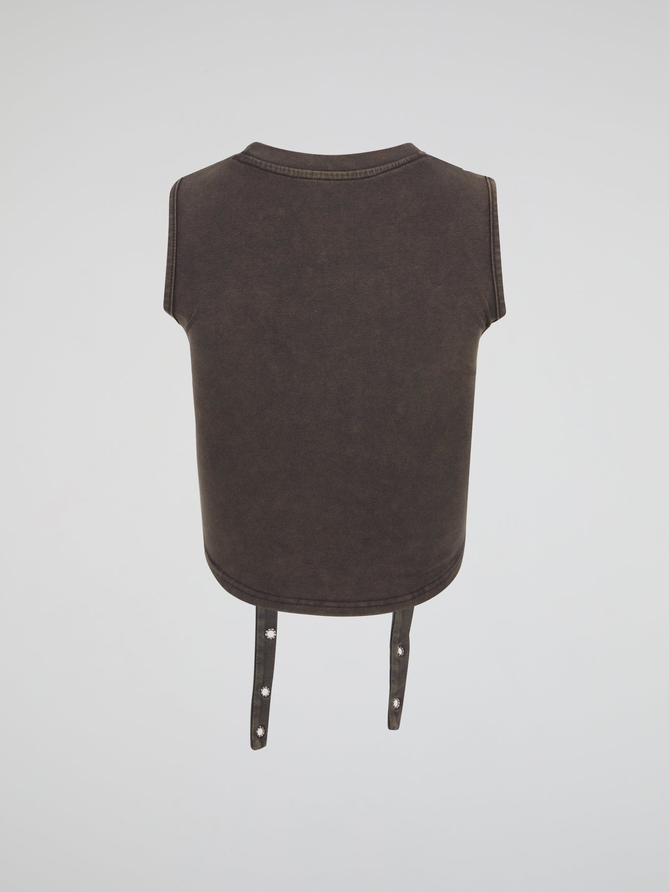 Washed Charcoal Industrial Tank Top