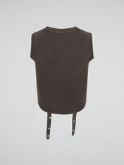 Washed Charcoal Industrial Tank Top