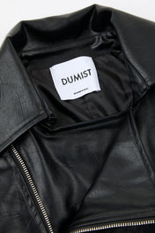 Deconstructed Biker Jacket Black
