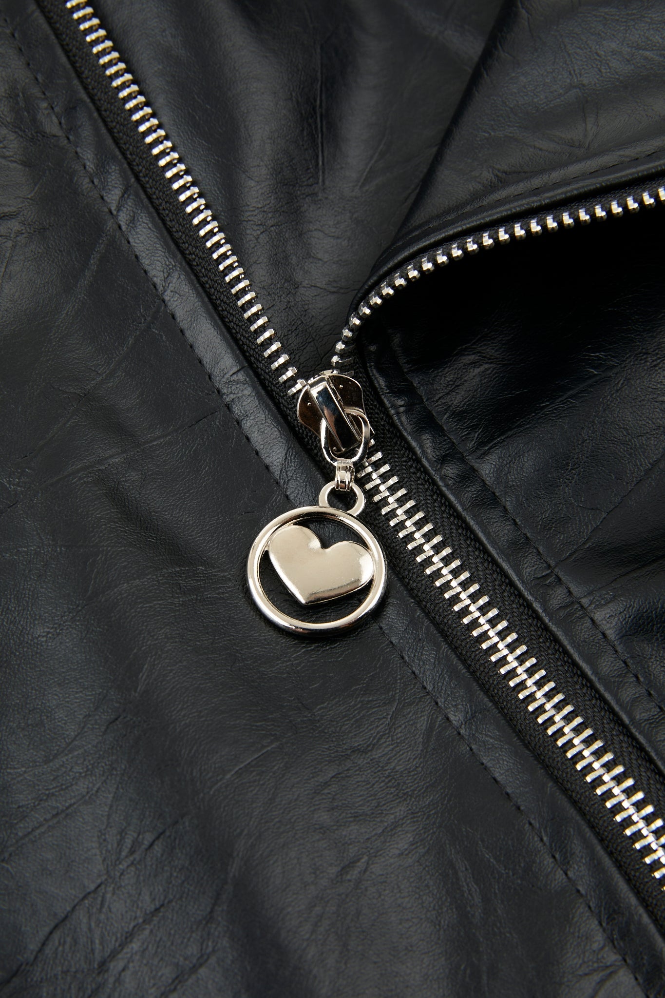 Deconstructed Biker Jacket Black