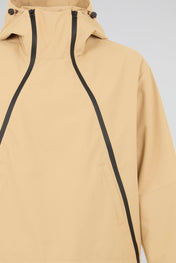 Dual-Zip Anorak Sand