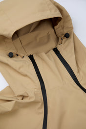 Dual-Zip Anorak Sand
