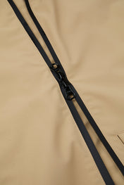 Dual-Zip Anorak Sand
