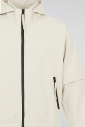Convertible Technical Hooded Shell Jacket