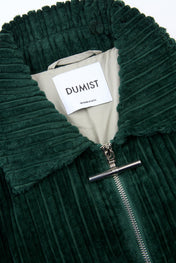 Corduroy Dark Green Zip Jacket