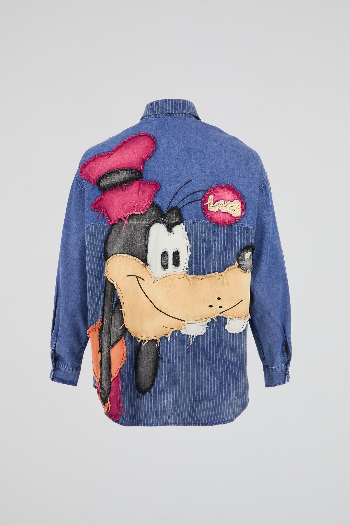Dumist Goofy Patchwork Denim Shirt