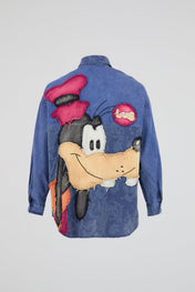 Dumist Goofy Patchwork Denim Shirt
