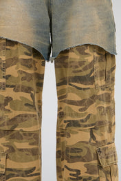Layered Camo Utility Pants