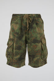 Woodland Camouflage Cargo Shorts