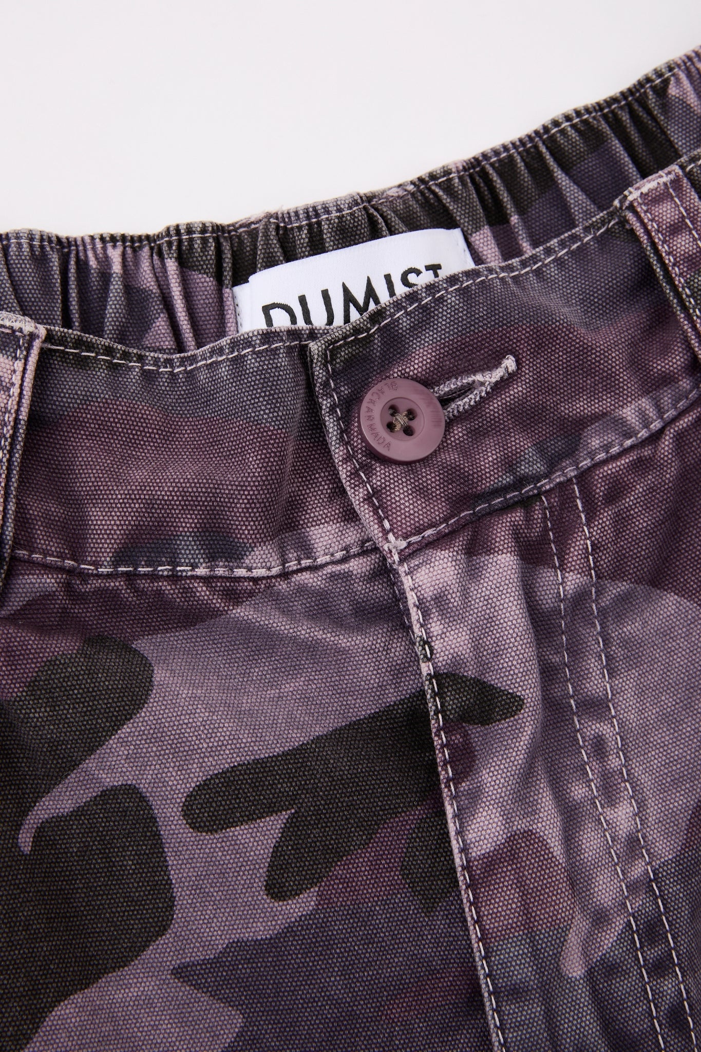 Washed Camo Utility Shorts
