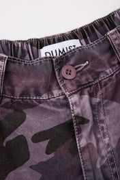 Washed Camo Utility Shorts