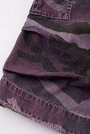 Washed Camo Utility Shorts