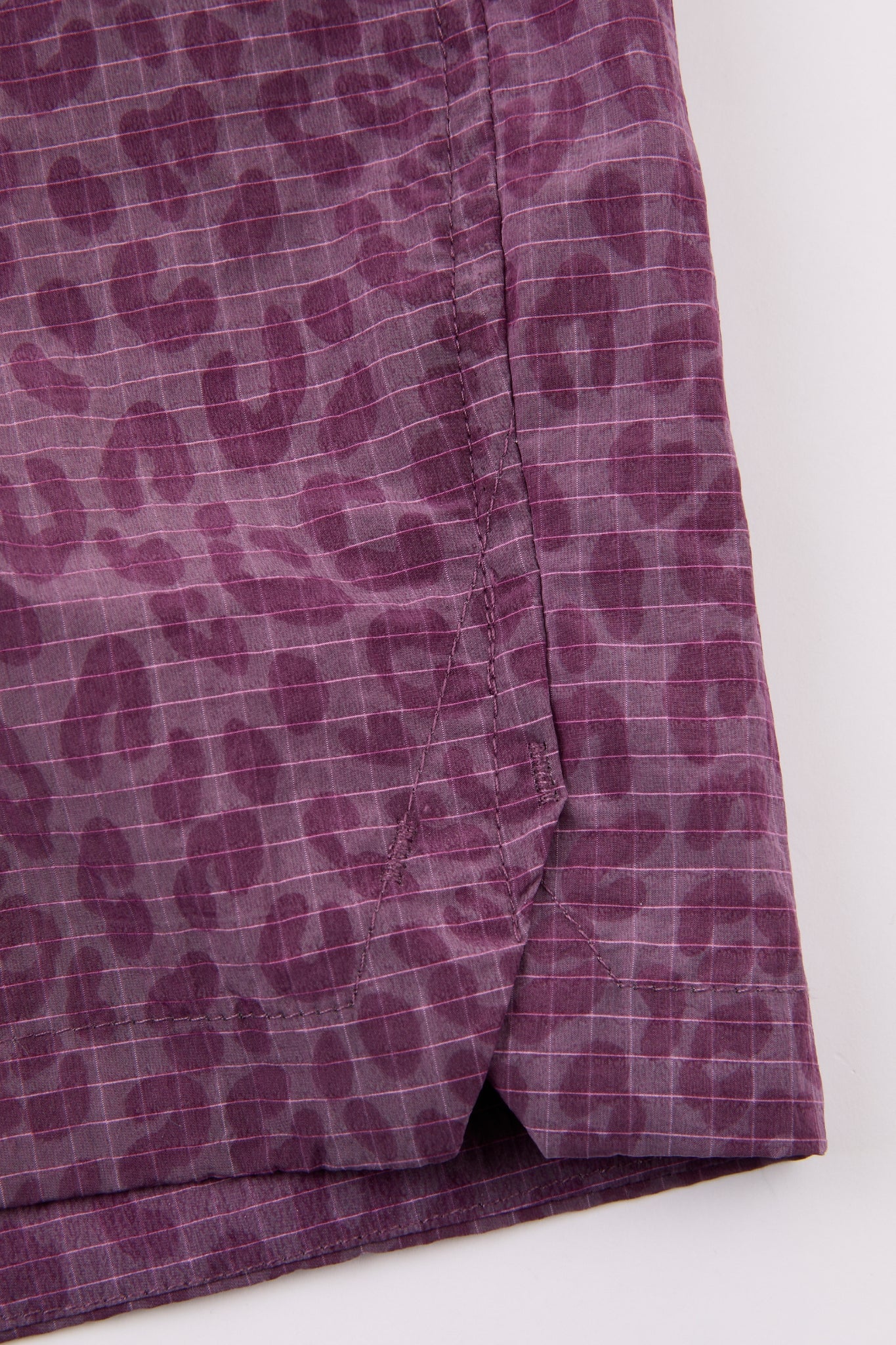 Pink Leopard Nylon shorts