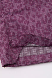 Pink Leopard Nylon shorts