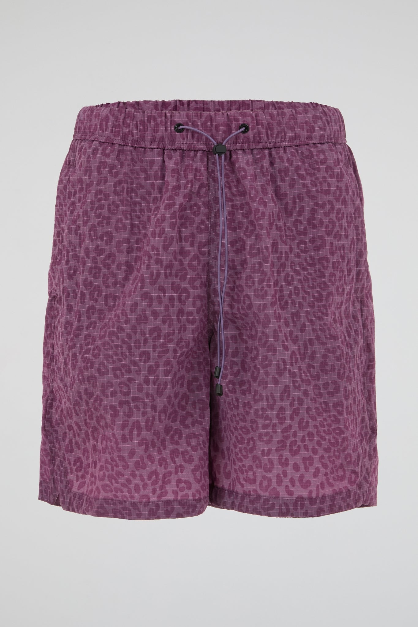 Pink Leopard Nylon shorts