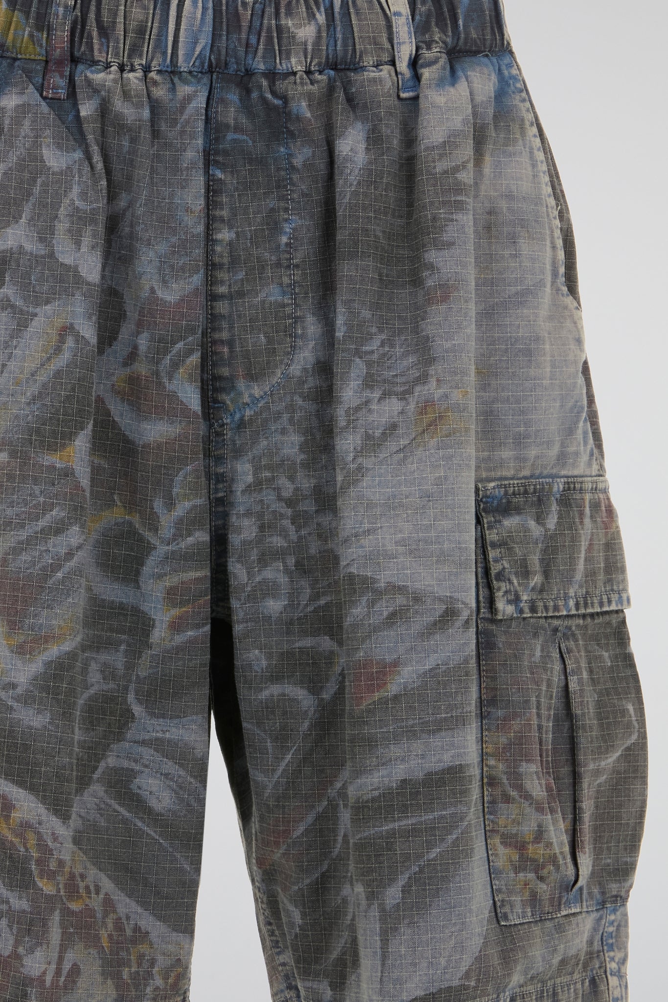 Abstract Ripstop Utility Shorts