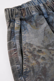 Abstract Ripstop Utility Shorts