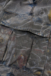 Abstract Ripstop Utility Shorts