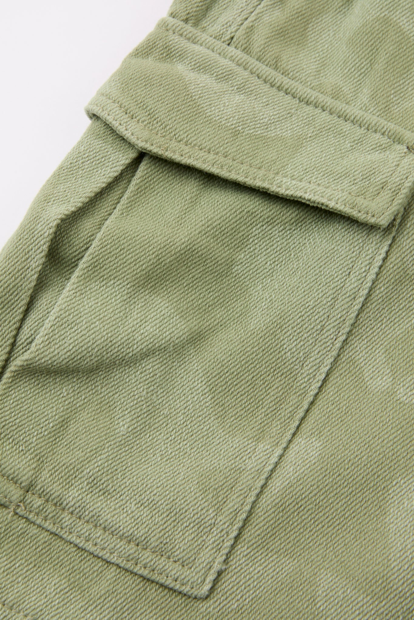 Green Camo Cargo Shorts