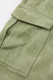 Green Camo Cargo Shorts