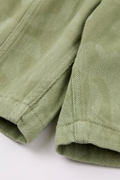 Green Camo Cargo Shorts
