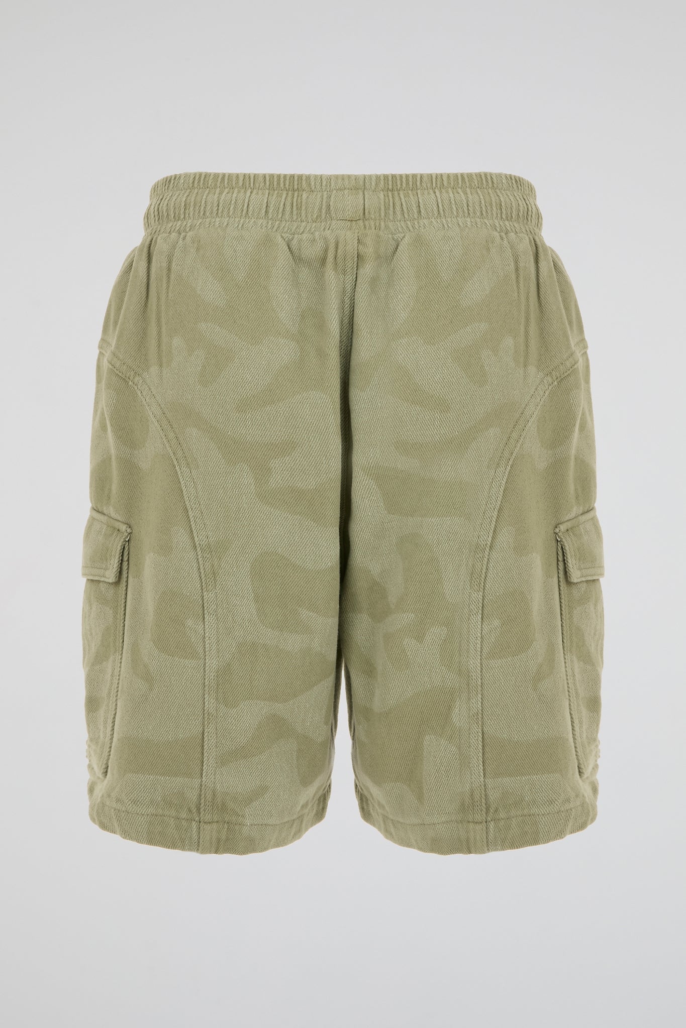 Green Camo Cargo Shorts