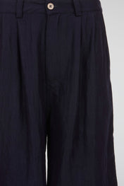 Dumist Pleated Linen-Blend Shorts