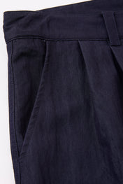 Dumist Pleated Linen-Blend Shorts