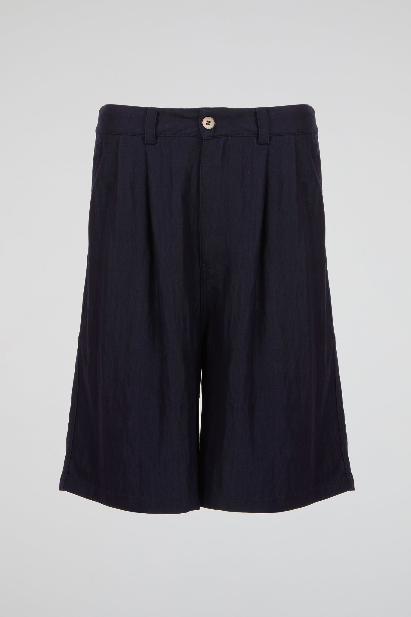 Dumist Pleated Linen-Blend Shorts