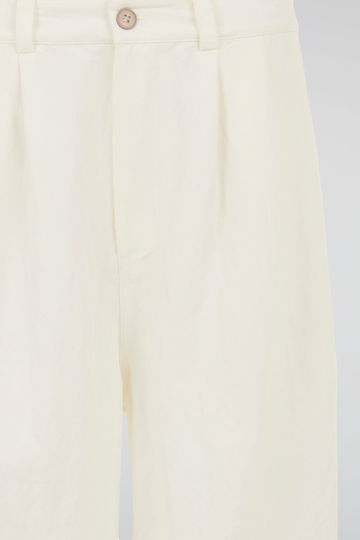 White Pleated Shorts