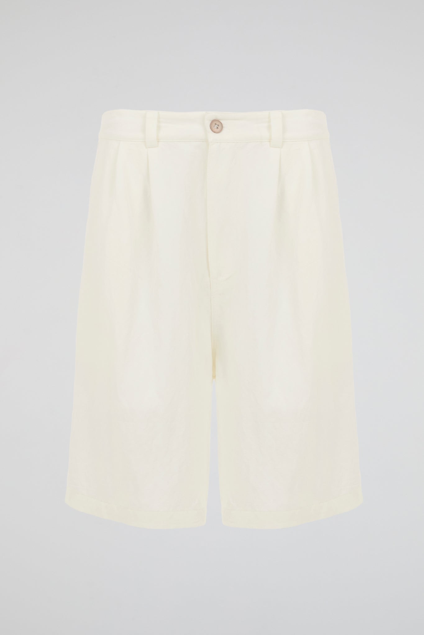 Dumist Pleated Linen-Blend Shorts