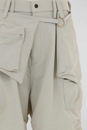 Deconstructed Utility Cargo Shorts