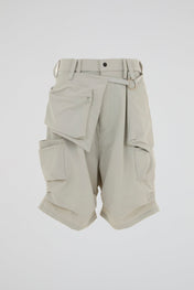 Deconstructed Utility Cargo Shorts