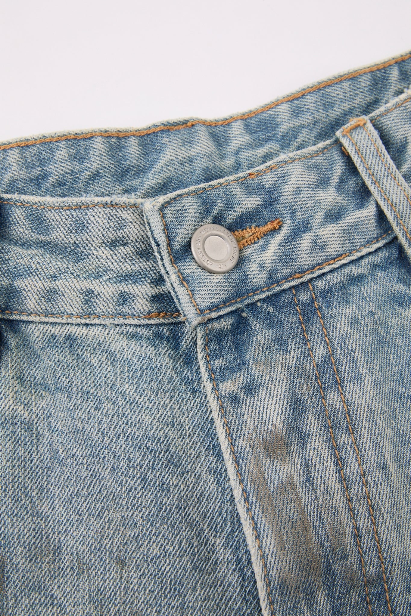 Distressed Raw Edge Denim Shorts