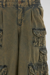 Multi Pocket Utility Cargo Shorts