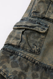 Multi Pocket Utility Cargo Shorts