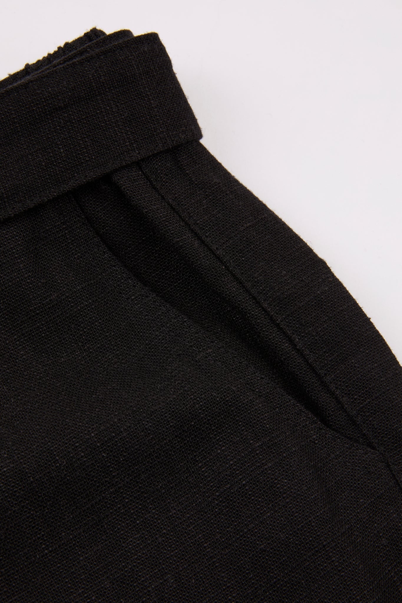 Minimal Linen Utility Shorts