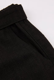 Minimal Linen Utility Shorts