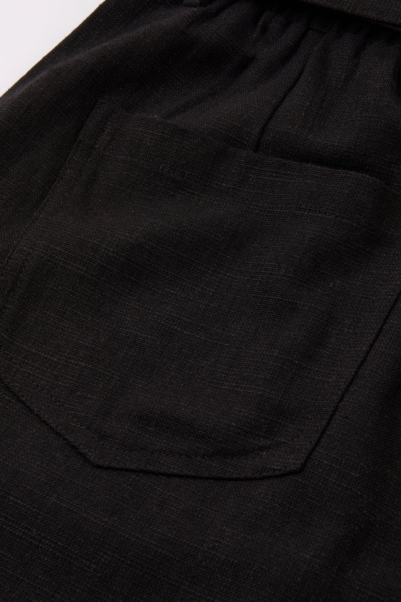Minimal Linen Utility Shorts