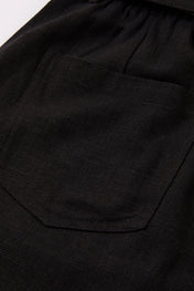 Minimal Linen Utility Shorts