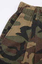 Pleated Trousers Camo