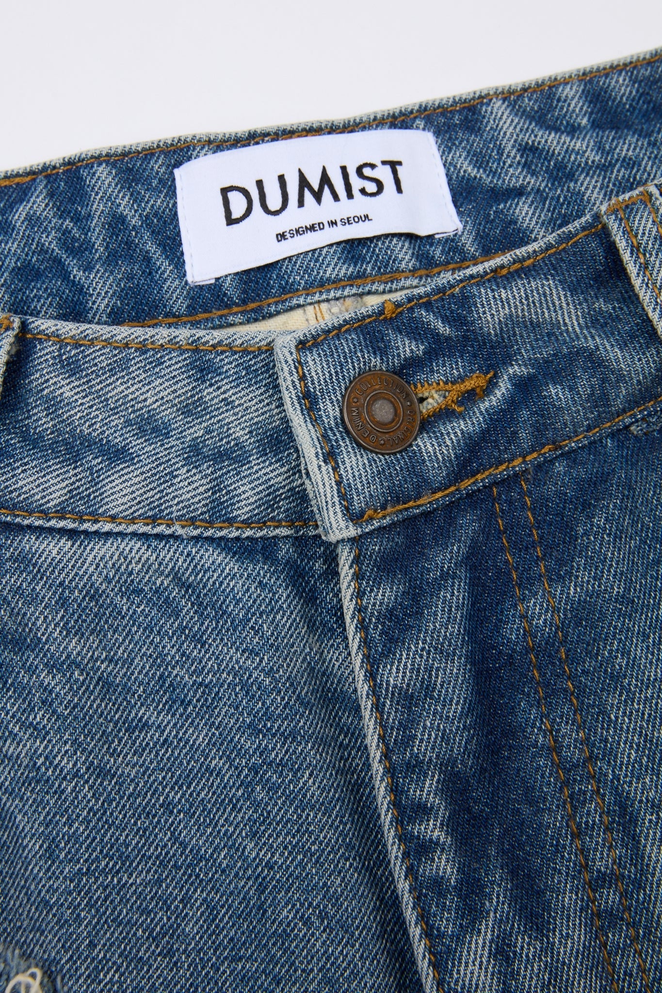Hybrid Camo Distressed Denim