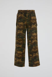 Jacquard Camo Cargo Pant