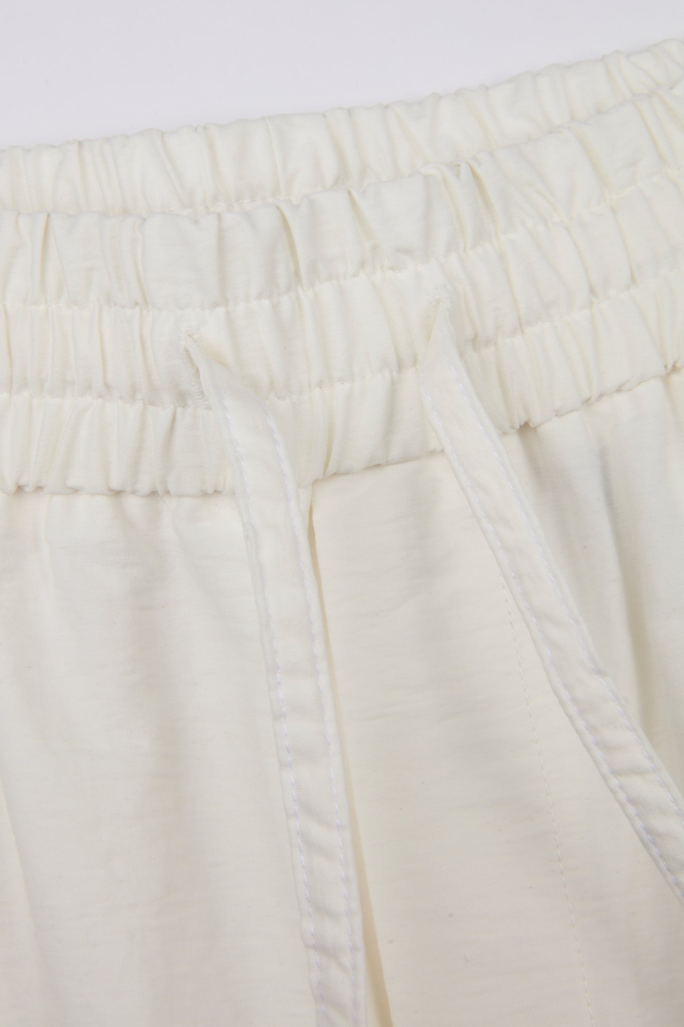 Elastic Utility Straight Trousers