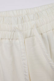Elastic Utility Straight Trousers