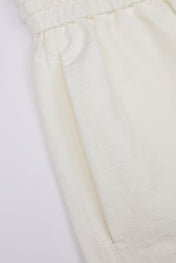 Elastic Utility Straight Trousers