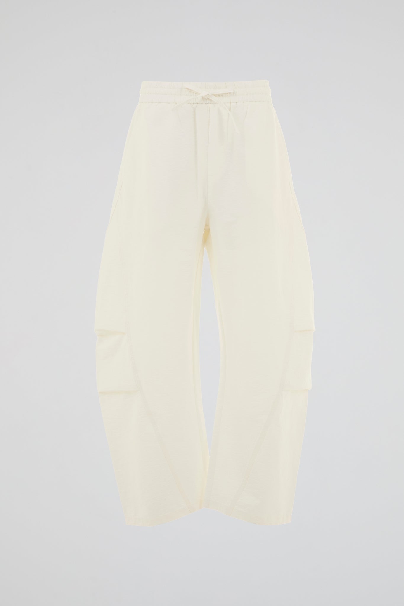 Elastic Utility Straight Trousers